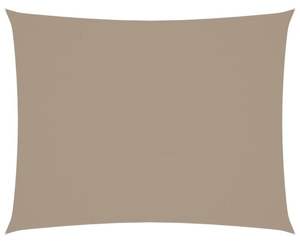 Prostokątny żagiel ogrodowy, tkanina oxford, 2x3,5 m, taupe