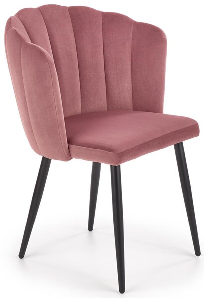 Tapicerowane krzesło fotelowe Muszla Róż SUTHAS