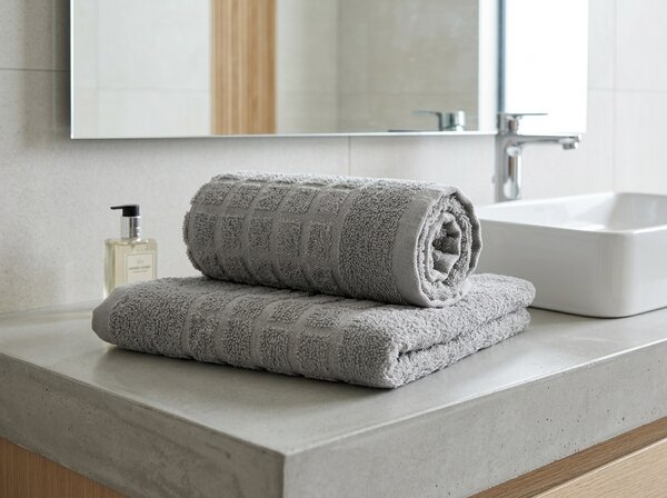 Ręcznik SOFT 50 x 100 cm jasnoszary, 100% bawełna