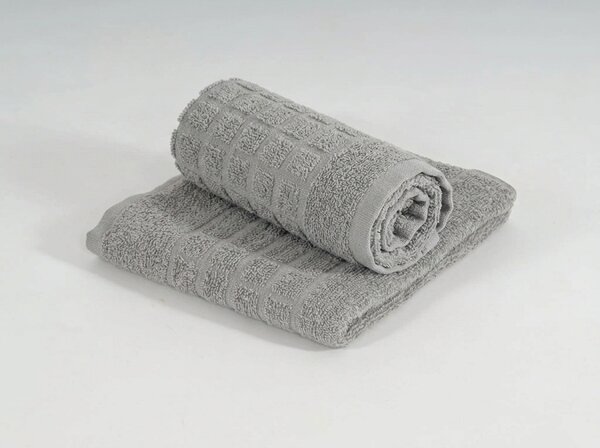 Ręcznik SOFT 50 x 100 cm jasnoszary, 100% bawełna
