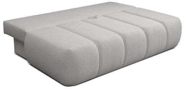 Szara nowoczesna sofa rozkładana boucle H7-Z58