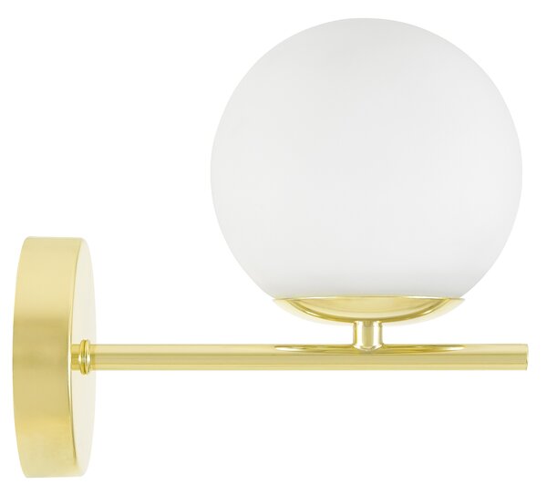 LAMPA ŚCIENNA KINKIET NOWOCZESNY KLASYCZNY ZŁOTY LEDO W1