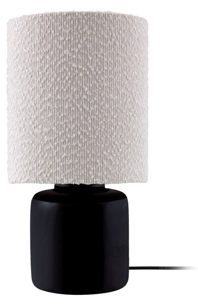 Lampa Stołowa Globen Lighting, Florian, biały, salon, tkanina | tekstylia