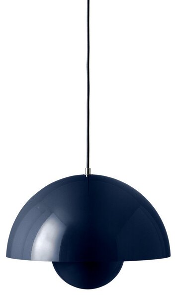 Lampa Wisząca &Tradition, Flowerpot VP7, ściemnialny, niebieski, salon, metal, design