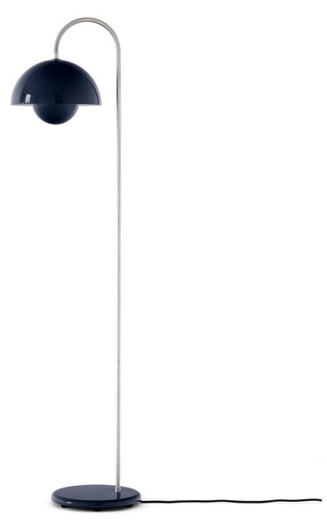 Lampa Podłogowa &Tradition, Flowerpot VP12, niebieski, salon, metal, design