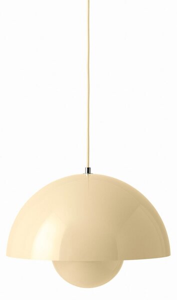 Lampa Wisząca &Tradition, Flowerpot VP7, ściemnialny, beżowy, salon, metal, design