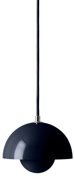 Lampa Wisząca &Tradition, Flowerpot VP10, ściemnialny, niebieski, salon, metal, design