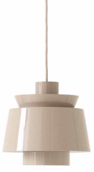 Lampa Wisząca &Tradition, Utzon JU1, ściemnialny, beżowy, salon, metal, design