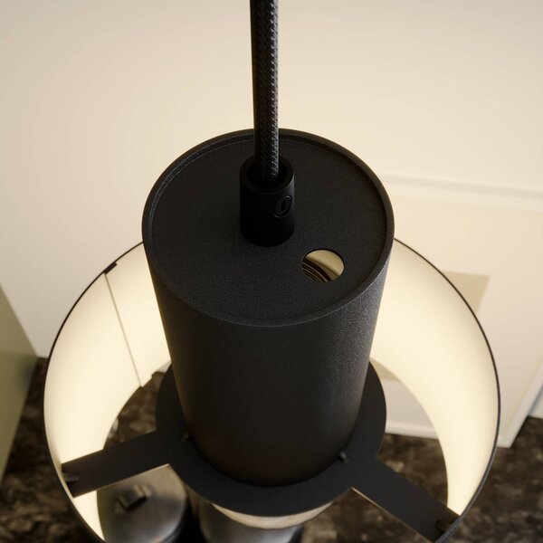 Lampa wisząca Rif SIGMA, możliwość ściemniania, czarny, salon / jadalnia, metal, nowoczesny