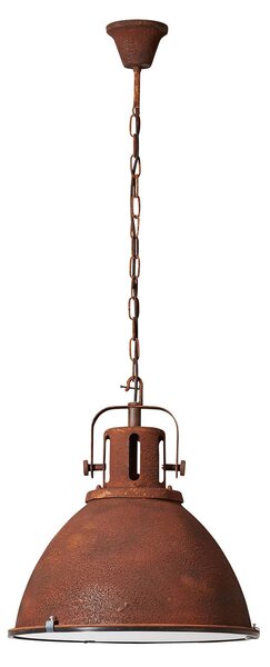 Brilliant Lampa wisząca Jesper, możliwość ściemniania, brązowy / rdzawy, salon / jadalnia, metal, industrialny