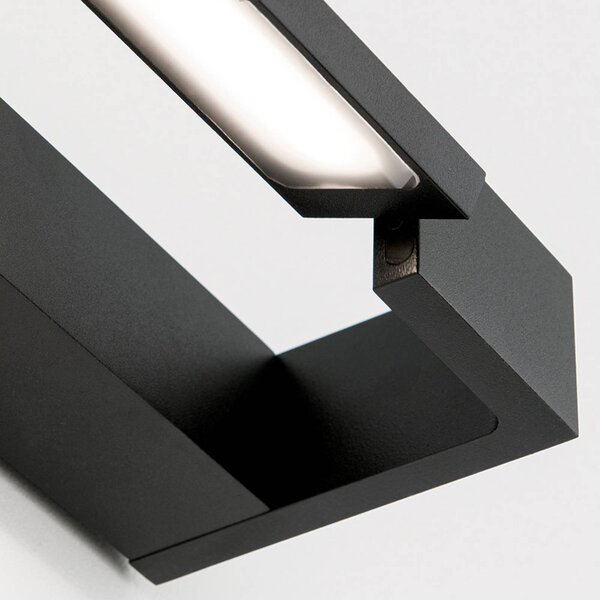 ORION Kinkiet Mariln, czarny, łazienka, aluminium, nowoczesny