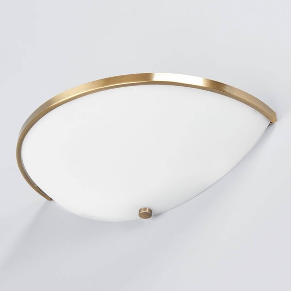 ORION Kinkiet TALYA, możliwość ściemniania, biały / opal, salon / jadalnia, metal, antyczny