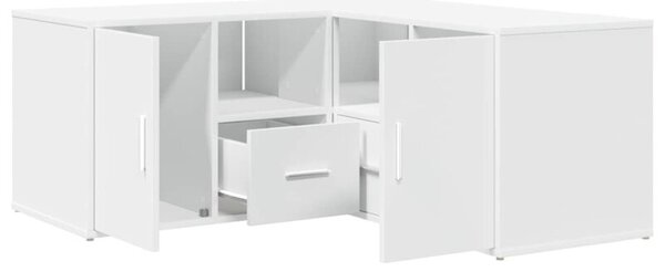 Szafka naroÅ¼na, biaÅa, 160x40x45 cm, materiaÅ drewnopochodny