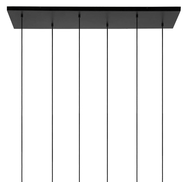 Lucide Lampa wisząca szklana Joanet, możliwość ściemniania, aluminiowy / szary / cynkowy, salon / jadalnia, szkło