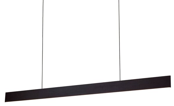ORION Lampa wisząca Gideon, możliwość ściemniania, czarny, salon / jadalnia, aluminium, nowoczesny