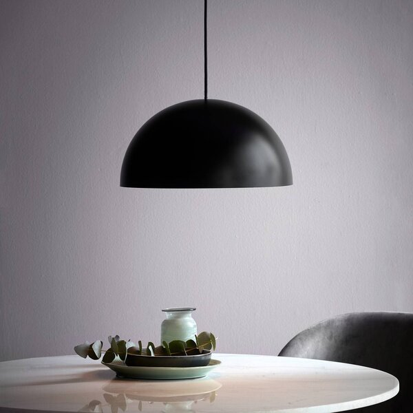 Nordlux Lampa wisząca Ellen, możliwość ściemniania, czarny, salon / jadalnia, metal, skandynawski