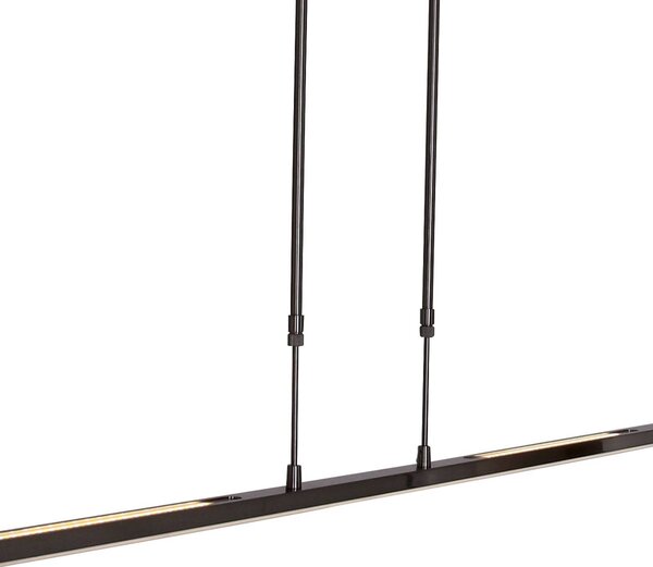 Steinhauer Lampa wisząca Zelena, możliwość ściemniania, czarny, salon / jadalnia, metal, nowoczesny