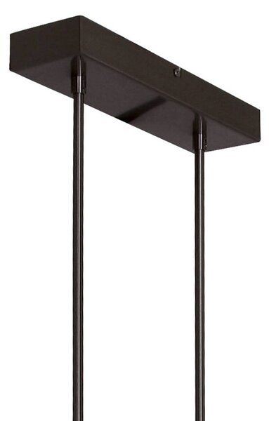 Steinhauer Lampa wisząca Zelena, możliwość ściemniania, czarny, salon / jadalnia, metal, nowoczesny