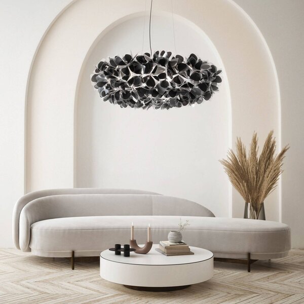 Slamp Lampa wisząca designerska Clizia Mama Non Mama, możliwość ściemniania, czarny, salon / jadalnia, tworzywo sztuczne, design