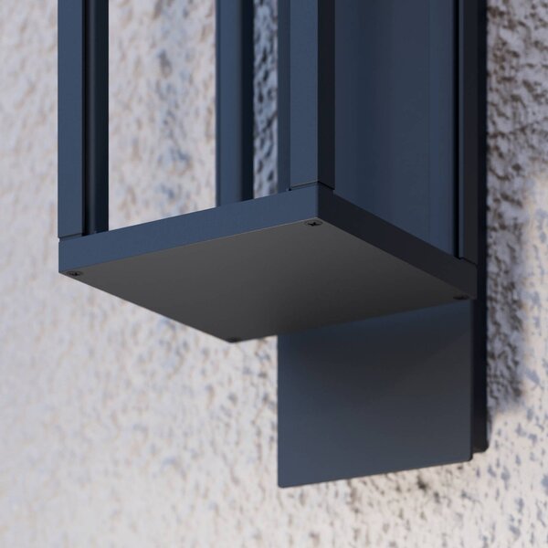 Kinkiet zewnętrzny LED Ferdinand Lucande, aluminiowy / szary / cynkowy, aluminium, nowoczesny