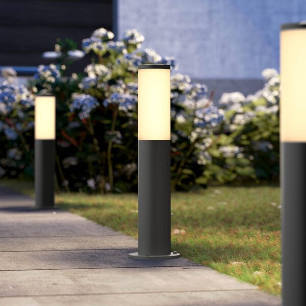 Philips Lampa ogrodowa stojąca Utrecht, możliwość ściemniania, czarny, stal szlachetna