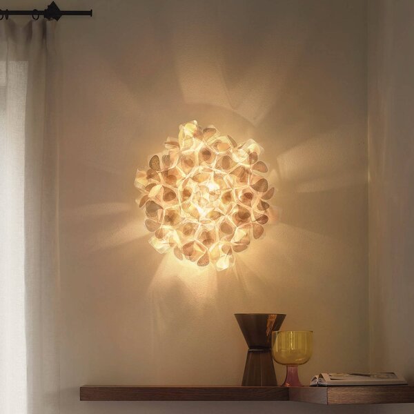 Slamp Kinkiet designerski Clizia Mama Non Mama, możliwość ściemniania, mosiężny / złoty, salon / jadalnia, tworzywo sztuczne, design