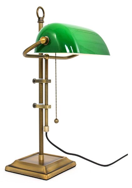 Steinhauer Lampa stołowa Ancilla, brązowy / mosiężny, biuro, metal