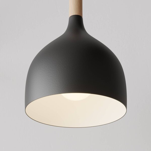 Lampa wisząca Noak Luminex, możliwość ściemniania, czarny, salon / jadalnia, metal, nowoczesny