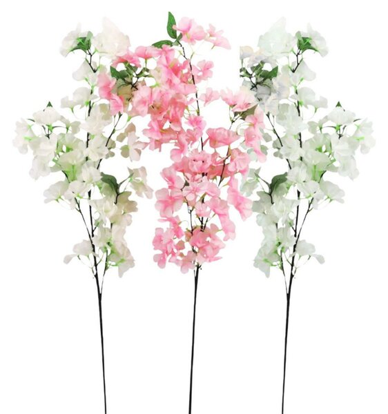 Sztuczny kwiat CHERRY BLOSSOM 88 cm - więcej kolorów Kolor: Biały