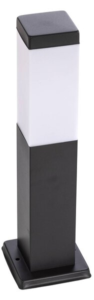 Słupek oświetleniowy Lindby Honula, 45 cm, ciemnoszary, IP44, E27 Honula Lindby, możliwość ściemniania, czarny, stal szlachetna, nowoczesny
