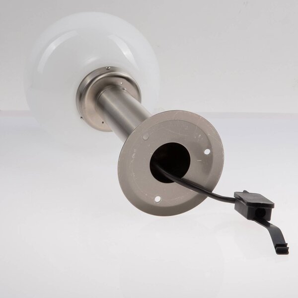 Lampa cokołowa Lindby Vedran, 45 cm, stal nierdzewna, czujnik Vedran Lindby, możliwość ściemniania, aluminiowy / szary / cynkowy, stal szlachetna, nowoczesny
