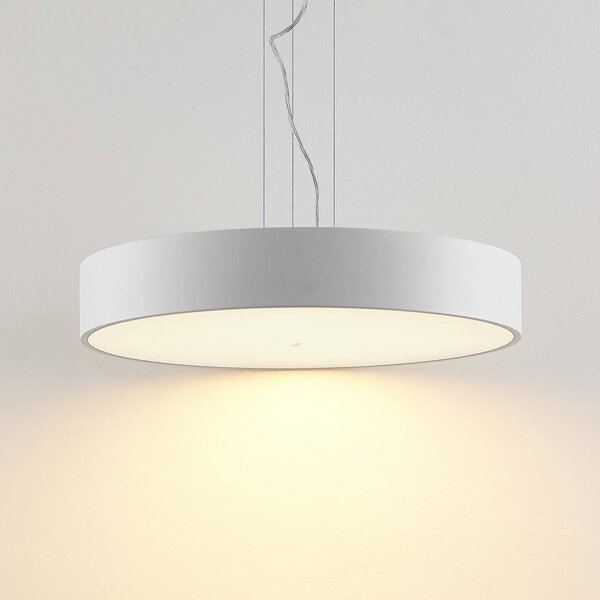 Lampa wisząca Noabelle Arcchio, możliwość ściemniania, biały / opal, kuchnia, metal, nowoczesny