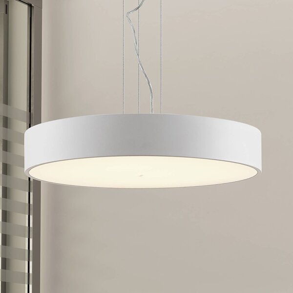 Lampa wisząca Noabelle Arcchio, możliwość ściemniania, biały / opal, kuchnia, metal, nowoczesny