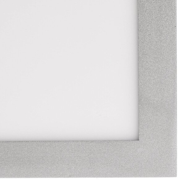 Panel LED Livel Lindby, aluminiowy / szary / cynkowy, kuchnia, tworzywo sztuczne, nowoczesny