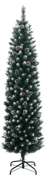 Sztuczna, smukła choinka, 150 lampek LED, 120 cm