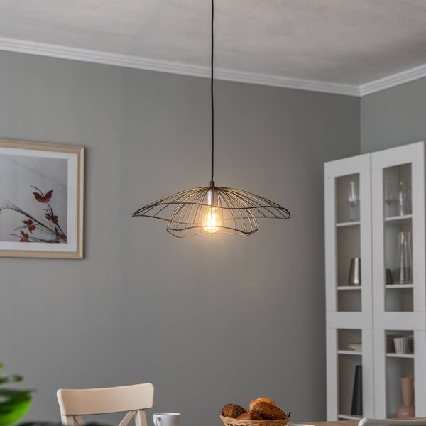 Lampa wisząca Tel 6500 Opviq, możliwość ściemniania, czarny, salon / jadalnia, metal, nowoczesny