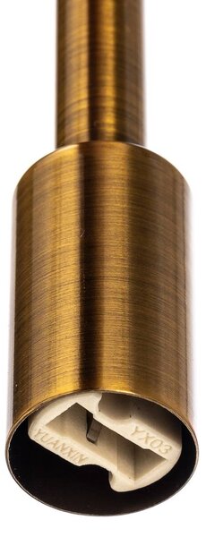 Lampa wisząca szklana Freylin Lucande, możliwość ściemniania, kremowy / amber, salon / jadalnia, szkło, antyczny