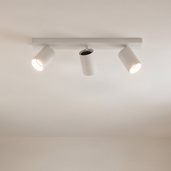 Lampy sufitowe Arcchio, Brinja, ściemnialny, biały, przedpokój, aluminium, nowoczesny