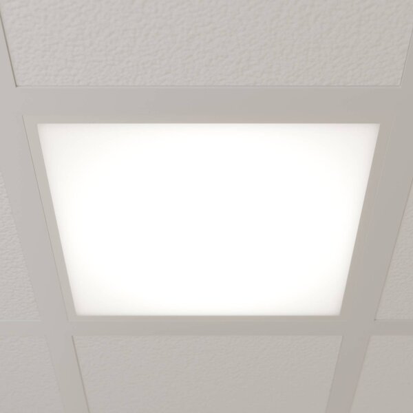 Panel LED Vinas Arcchio, biały / opal, biuro, tworzywo sztuczne, nowoczesny