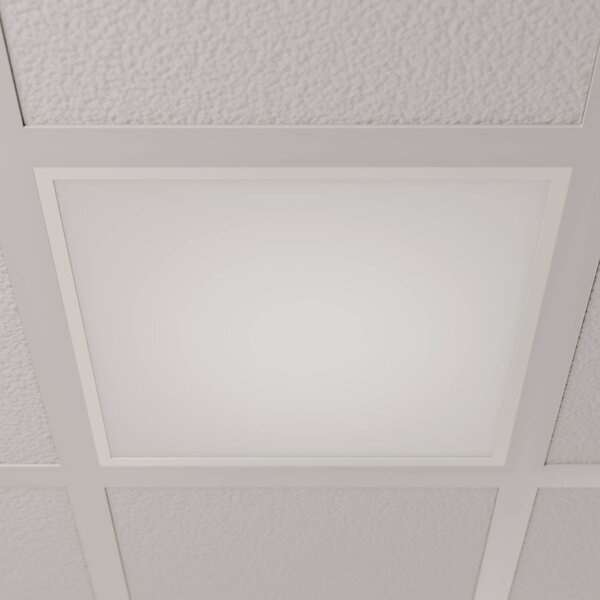 Panel LED Vinas Arcchio, biały / opal, biuro, tworzywo sztuczne, nowoczesny