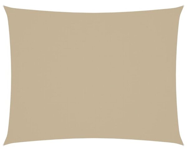 Prostokątny żagiel ogrodowy, tkanina oxford, 2x3,5 m, beżowy