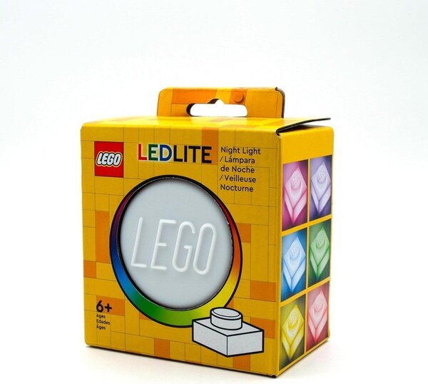 Biała lampka dziecięca Iconic – LEGO®
