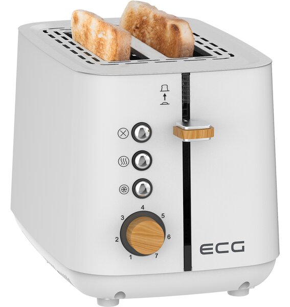 ECG ST 2768 toster Timber White