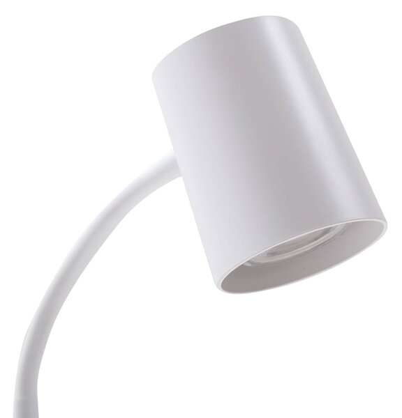 Lampa stołowa Radka Lindby, biały / opal, biuro, tworzywo sztuczne, nowoczesny