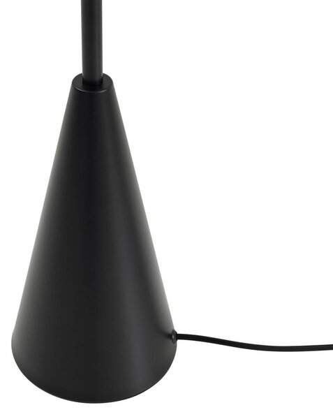Lampa stojąca Norvik Lindby, czarny, salon / jadalnia, metal, nowoczesny