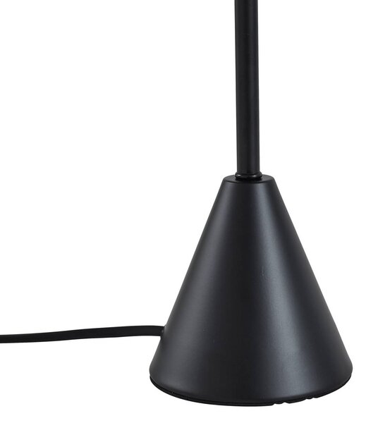 Lampa stołowa Norvik Lindby, czarny, salon / jadalnia, metal, nowoczesny