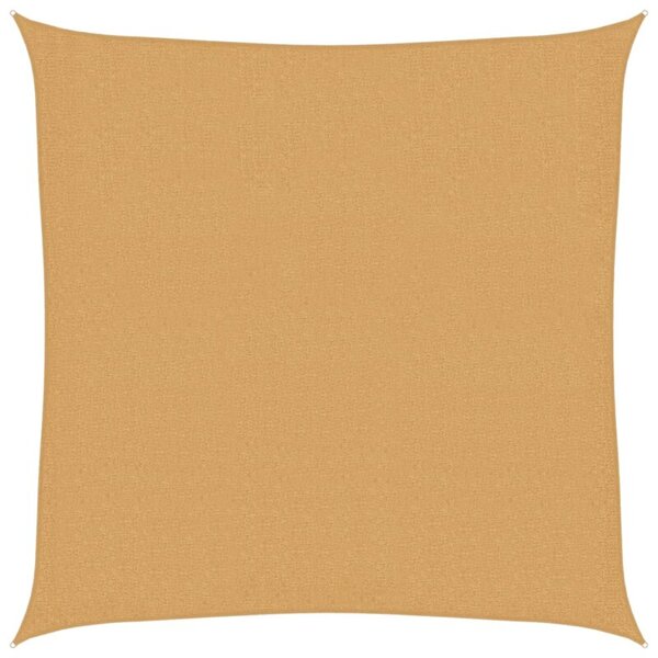 Żagiel przeciwsłoneczny, 160 g/m², piaskowy, 3x3 m, hdpe