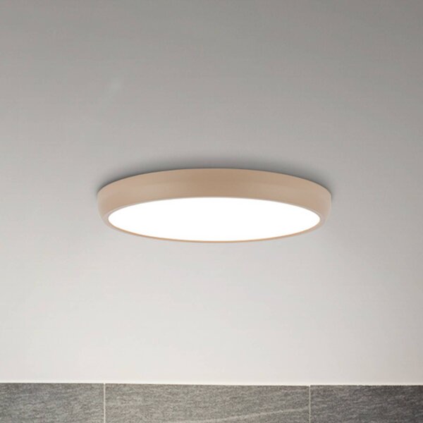 Briloner Lampa sufitowa Navaro, kremowy / amber, przedpokój, metal, nowoczesny