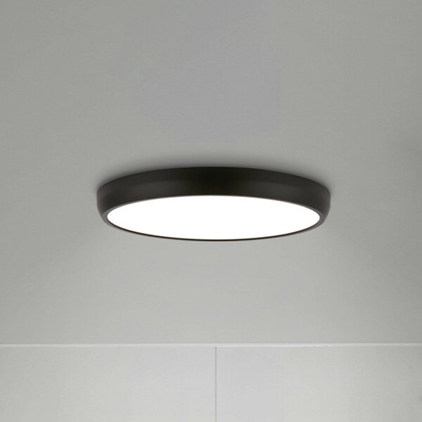 Briloner Lampa sufitowa Navaro, czarny, przedpokój, metal, nowoczesny