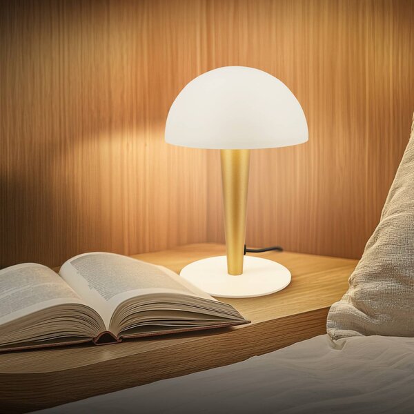 Briloner Lampa stołowa Wanda, mosiężny / złoty, przedpokój, metal, nowoczesny